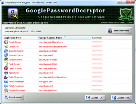 GooglePasswordDecryptor